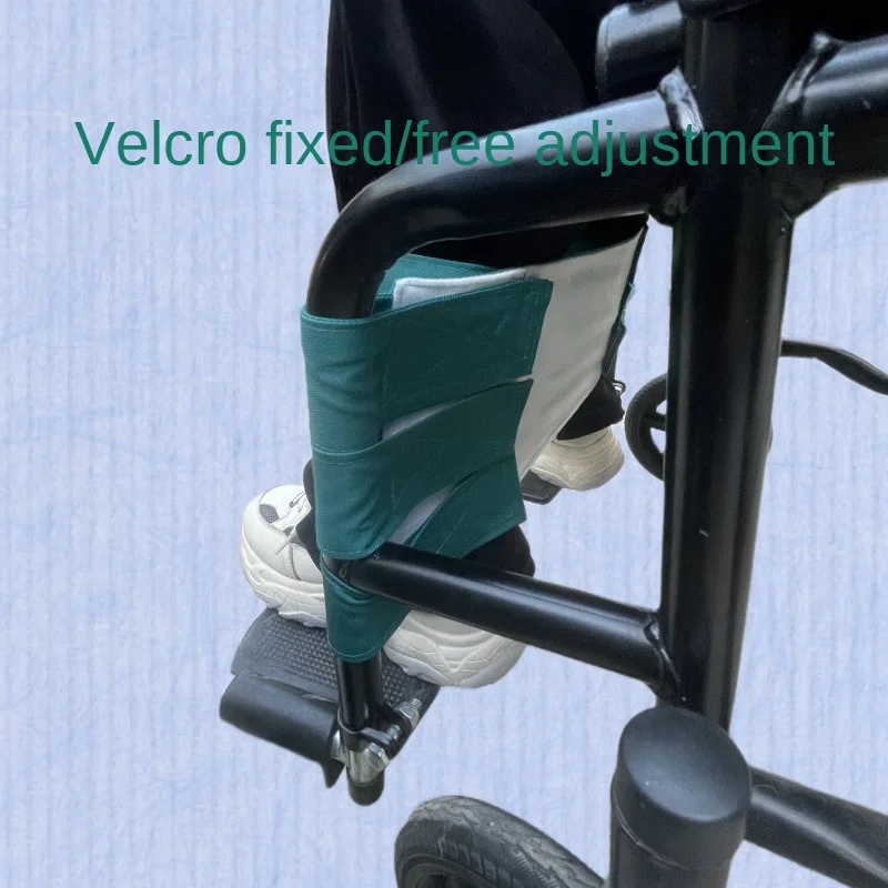 Adjustable Wheelchair Foot Calf Restraint Strap Anti-Slip Leg Binding Safety Belt For Elderly Patient Nursing Health Care