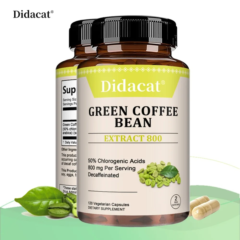 Green Coffee Bean Capsule, Regulating Appetite, Managing Weight and Burning Fat Accumulation, Dietary Supplement
