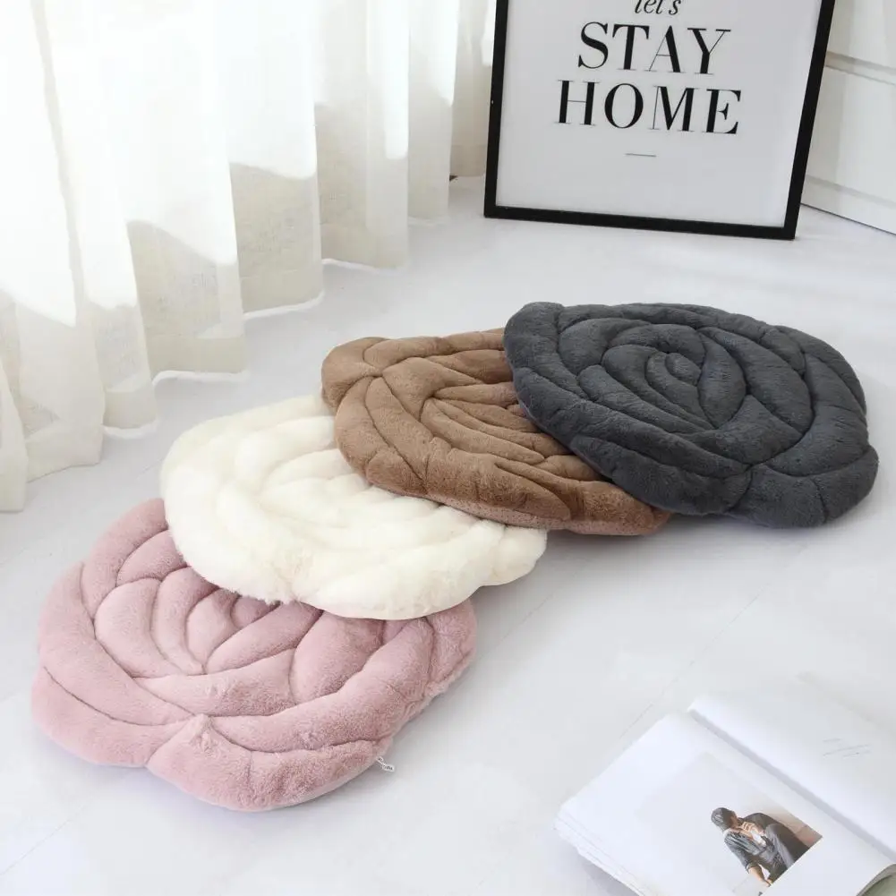 Round Rose Seat Cushion Pouf Tatami Cushion Pillow Plush Floor Cushions Seat Pillow Pad Throw Pillow Cushion Seat Pad 45x45