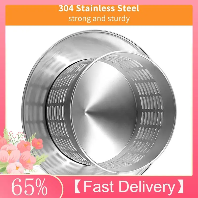 ~Latest Model Round Chimney Cap With Screen , 304 Stainless Steel Stove Pipe Topper For Exterior Fireplace Flue Cover
