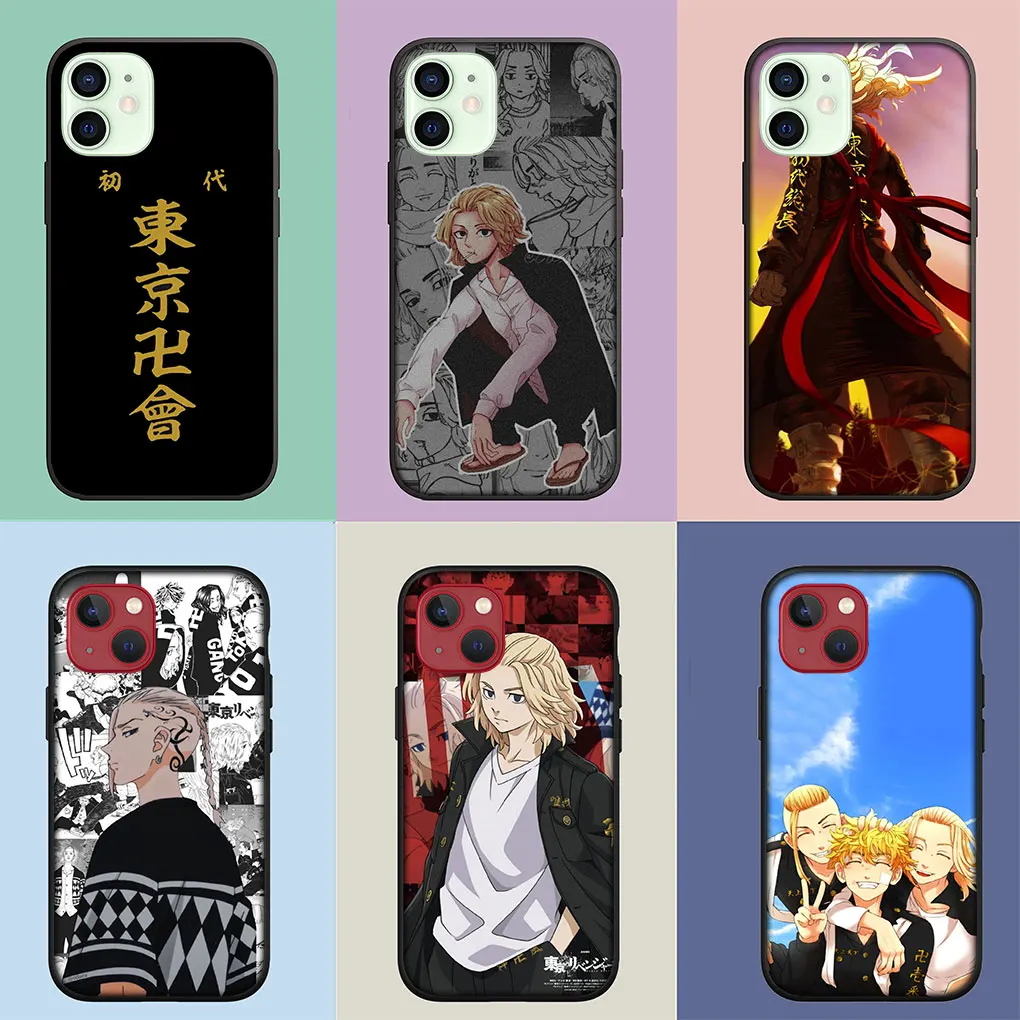 PP165 Tokyo revengers Naoto Hinata Mikey Casing for iPhone 14 13 12 Mini 11 Pro XS Max X XR 6 7 6S 8 Plus + SE Phone Cover Case