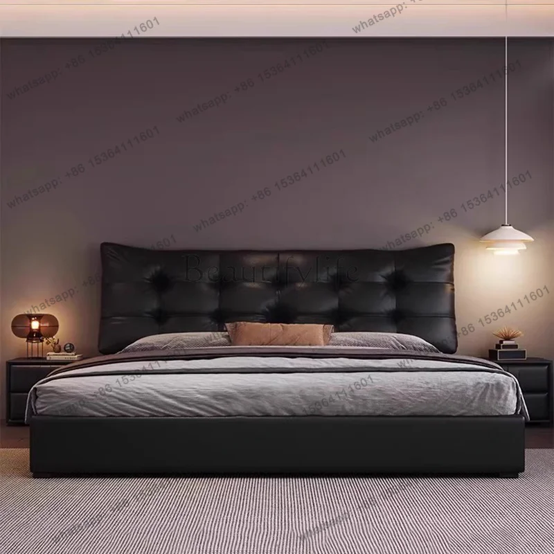 FG European Design Bed King Size Space Saving Simple Storage Bed Multifunctional Modern Bedroom Letto Matrimoniale Home Furnitur