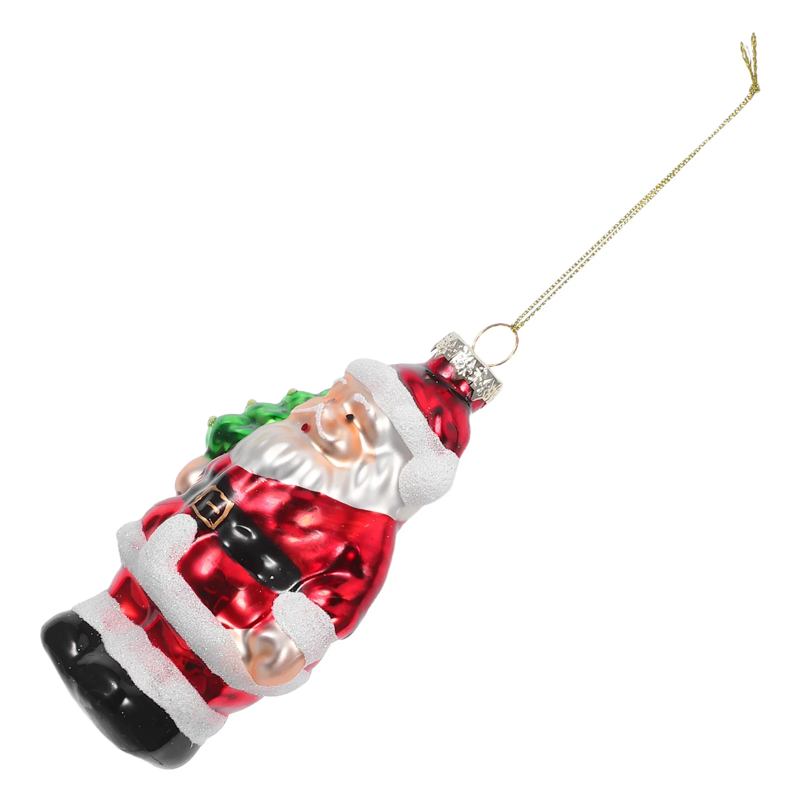 

Santa Glass Blown Holiday Tree Decoration Unique Nonspherical Shape Hanging Xmas Tree Ornament Christmas Party Decor