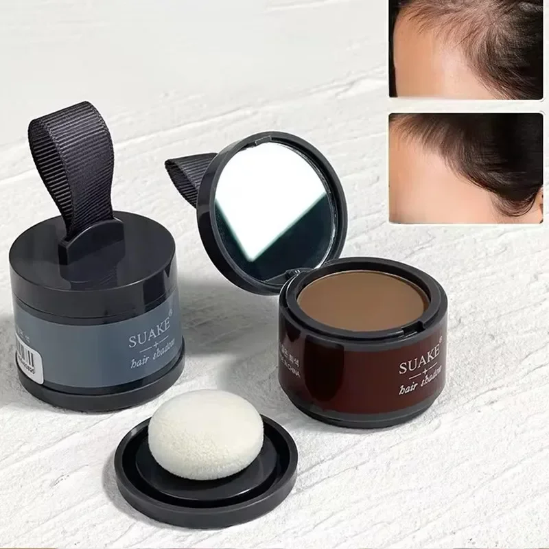 1 шт., пудра для теней, волосы на лбу, Natura, консилер для макияжа, восстанавливающая линия волос, наполнитель с пуховкой, пушистая тонкая пудра Pang