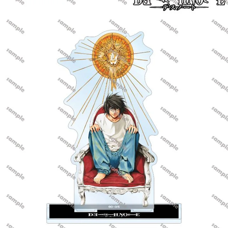 Anime DEATH NOTE Figures Yagami Light L·Lawliet Acrylic Stands Model Ryuk Decor Prop Keyring Standing Sign Fans Collection Gift