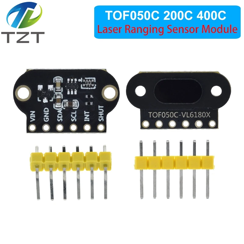 1/3PCS VL6180/VL53L0X/VL53L1X Time of Flight (ToF) Laser Ranging Sensor Module TOF050C TOF200C TOF400C 50CM/2M/4M