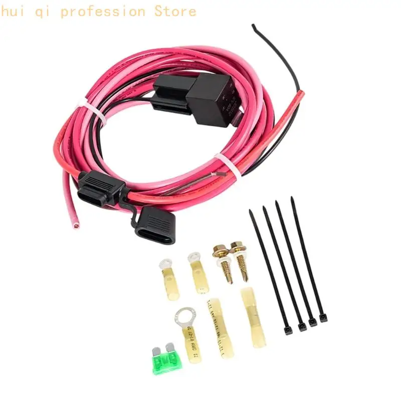 Kraftstoffpumpen-Verdrahtungsrelais-Kit 12 V 40 A für die elektrische Reparatur von Autos und Motorrädern mit ABS-Relaisgehäuse – Detail 8