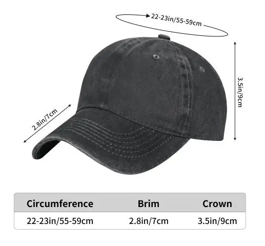 Horse Lovers Vintage Baseball Cap Adjustable Fashion Hip Hop Jeans Hat for Men Women Black Just A Girl Who Loves Horses