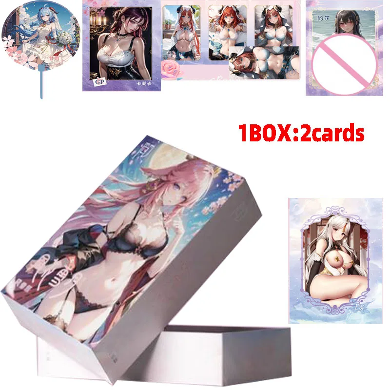 

2024 Goddess Story Cards TCG Fanka Society Romance Chapter Booster Box Anime Game Christmas Children Toys Gift