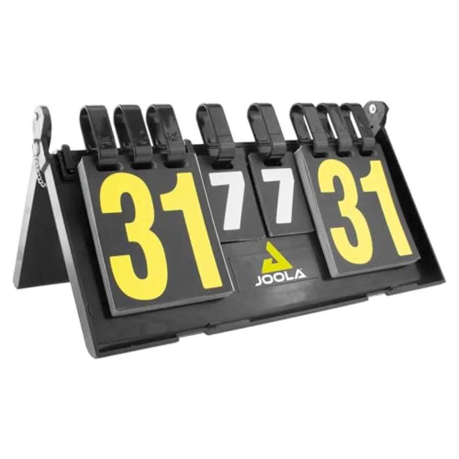 

Result Table Tennis Scoreboard - Flippable Cards Allow for Easy Score Tracking - Set Up Anywhere - Perfect Addition to Table Te
