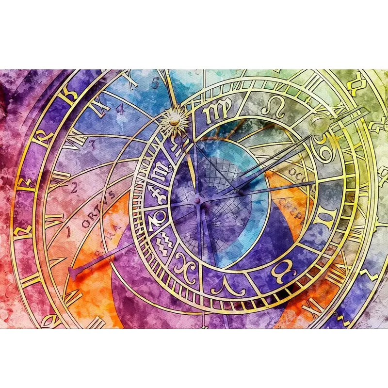 

Sunature 5D Full Square Round Drills Clock Diamond Painting Poured Glue Canvas