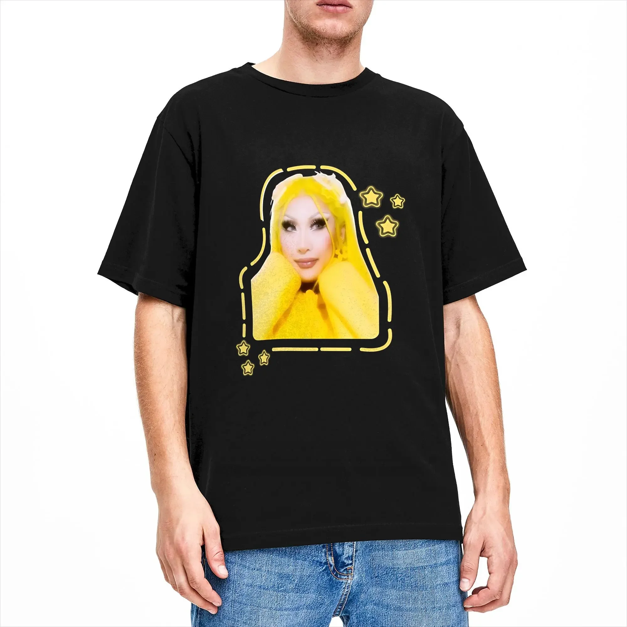 Nymphia Wind Drag Queen T Shirt Beach  Harajuku T Shirts Adult Cotton O Neck Oversize Tees Short Sleeves Y2K Funny Tops