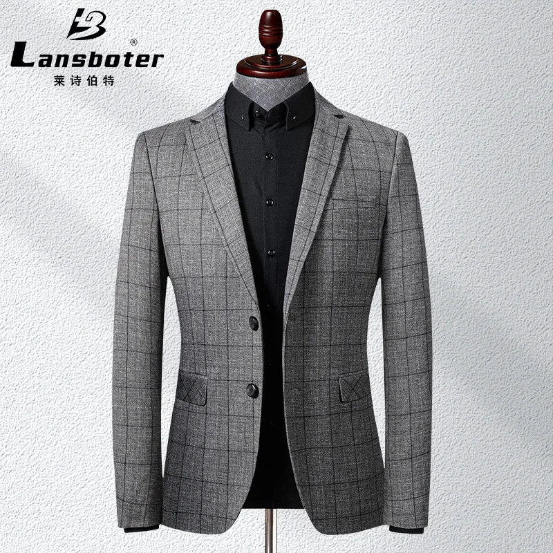 Spring And Autumn Leisure Men's Suit Coat New Stretch Korean Slim Fit Small Suit Business Casual Coat