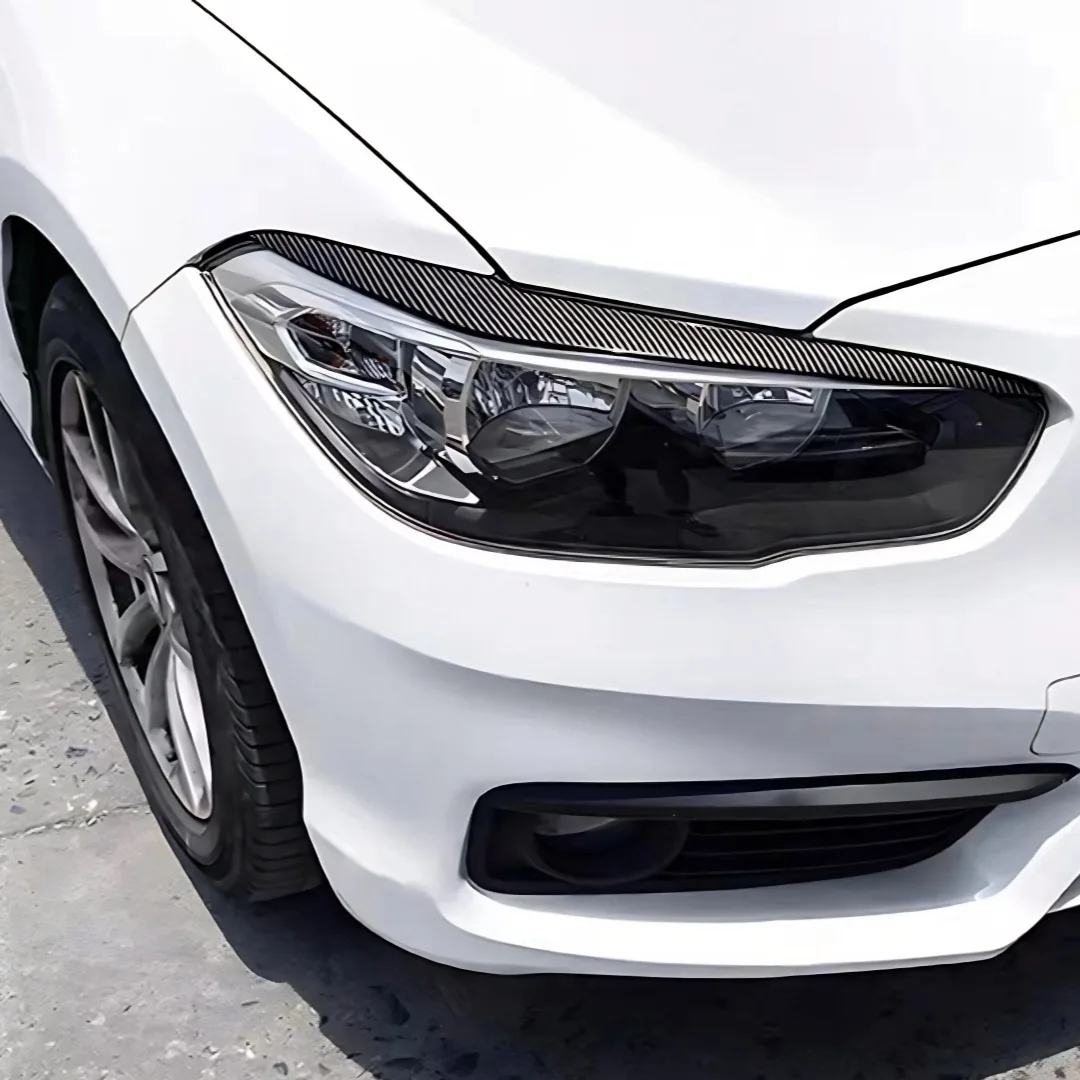 لسيارات BMW 1 Series F20 F21 2015-2019 المصباح الحاجب غطاء الجفن الكسوة الخارجي تعديل ضبط الملحقات طقم الجسم التصميم