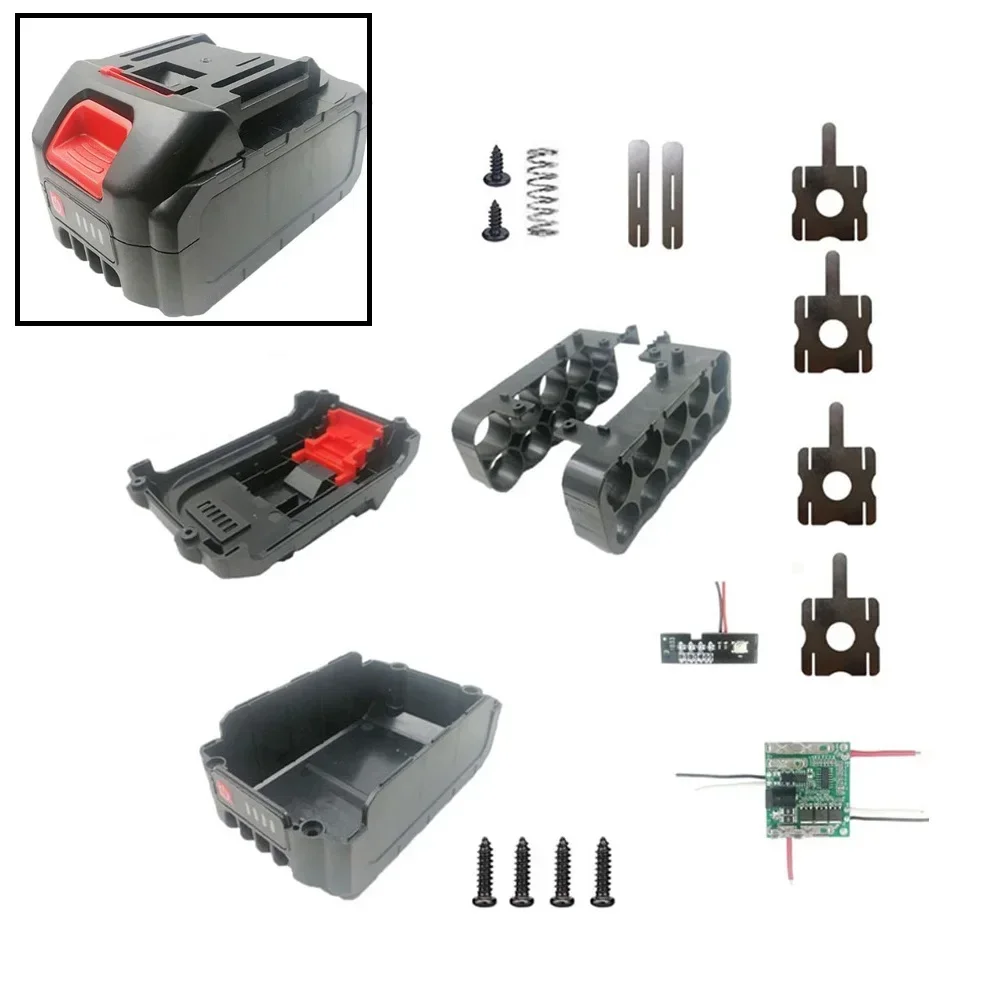 10 Cell DIY Li-Ion Battery Plastic Case PCB Charging Protection Circuit Board For Makita 18V Lithium Battery