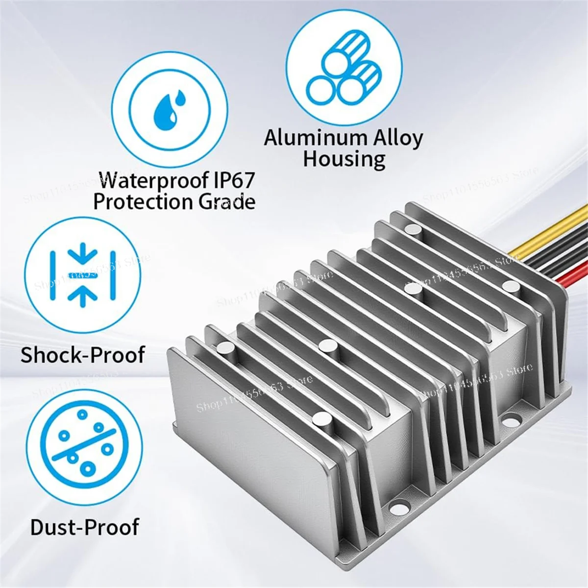 ​ ​ محول دفعة 12 فولت إلى 24 فولت تيار مستمر/تيار مستمر 480 وات 20 أمبير - منظم جهد مقاوم للماء لنظام مركبة السيارة والشاحنة ​ ​