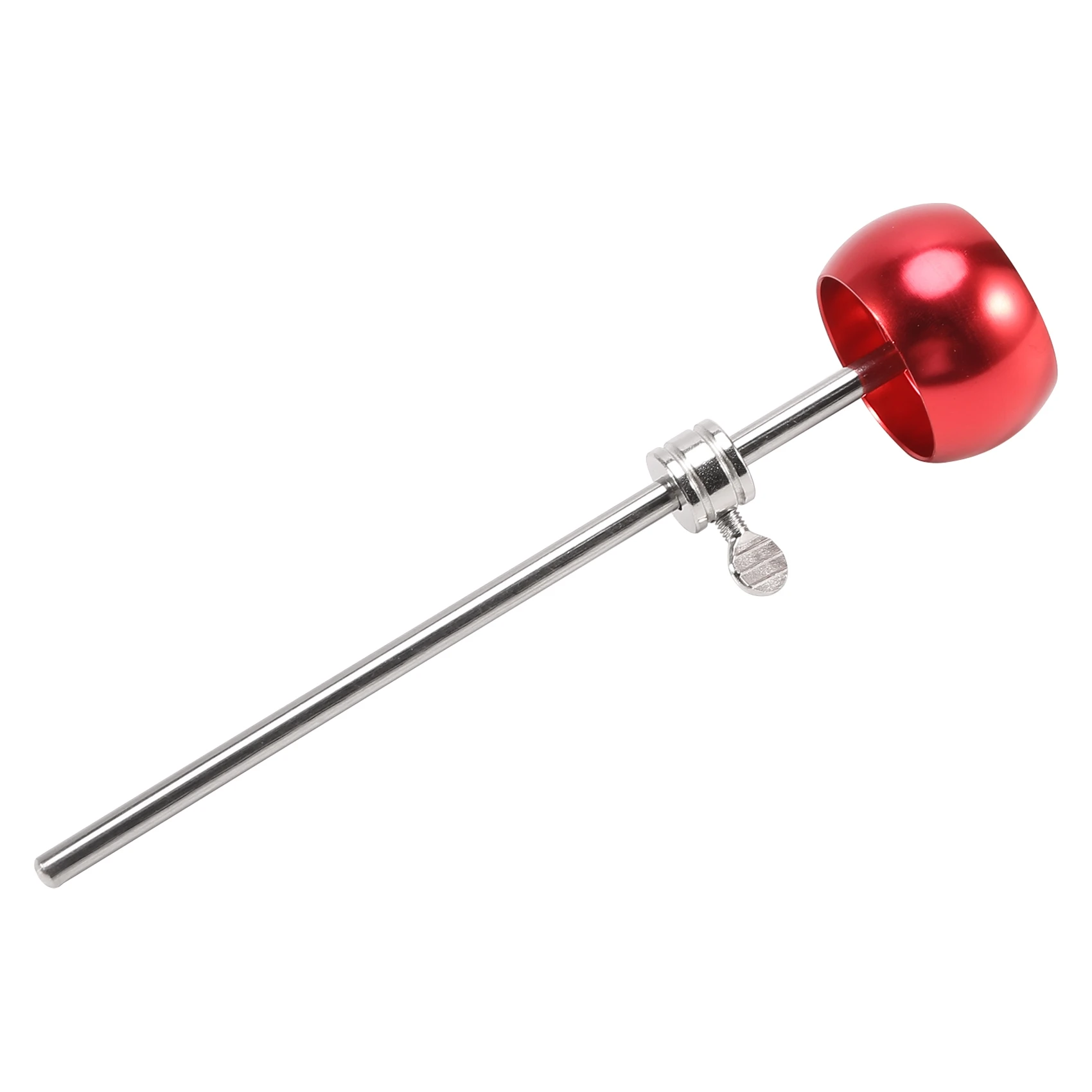 【HOT!TURE】Aluminum Alloy Bass Drum Pedal Beater Kick Drum Foot Pedal Beater Percussion Instrument Accessory Part,Red