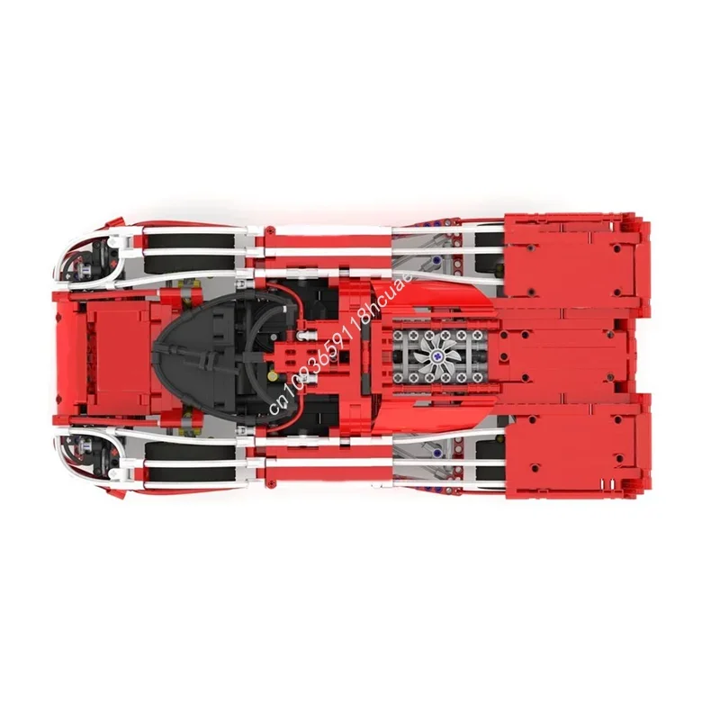 1895pcs MOC Porscheed No Technical Model Building Blocks Toys Construction Assemble Creative Christmas Gifts Idea Brick Birthday