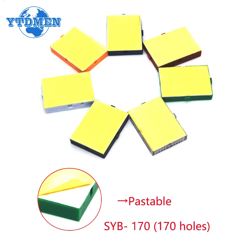 1pcs/2pcs Breadboard SYB-170 Mini Solderless Prototype Test Board 170 Tie-points PCB Boards White for Arduino