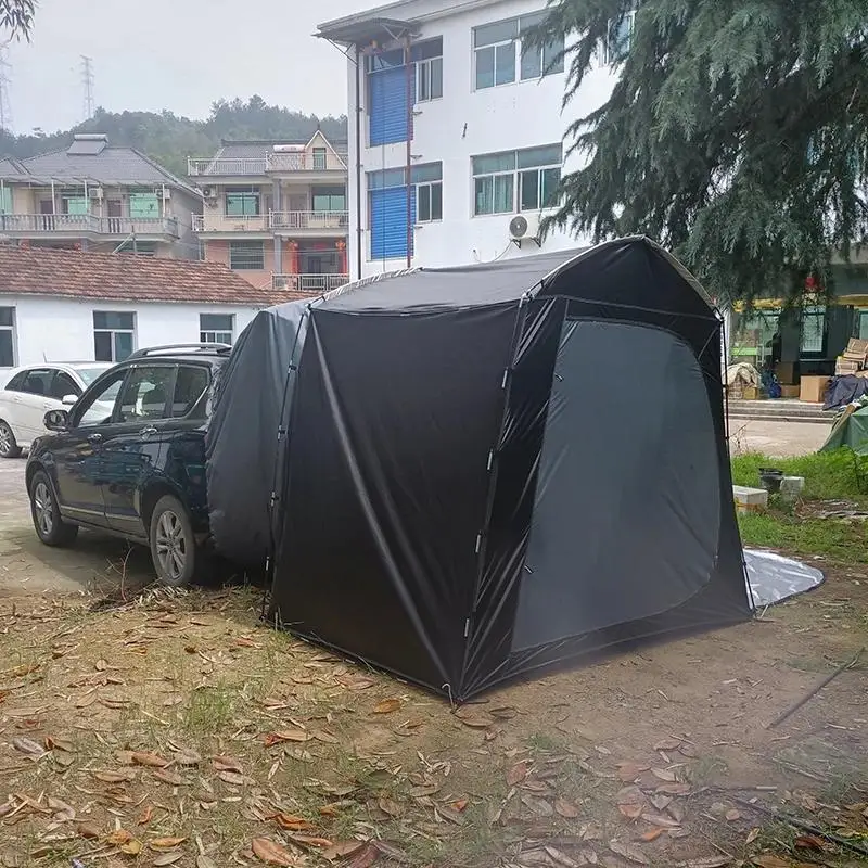 4-5 Person Van Tent Canopy Screen Tent Waterproof Camping Tent Car Rear Tents Hatchback Tent For SUV Awning Tent For Back Of Car