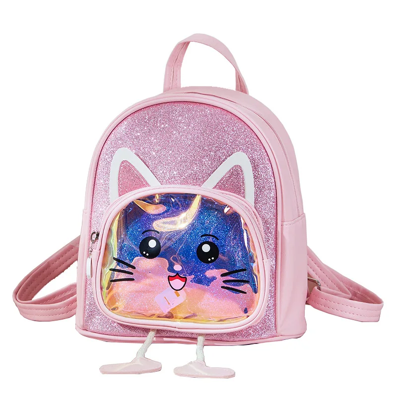 Kids Mini Backpack Purse Cartoon Cute School Bags for Girls LED Ligthed Schoolbags Baby Backpack Travel Bag