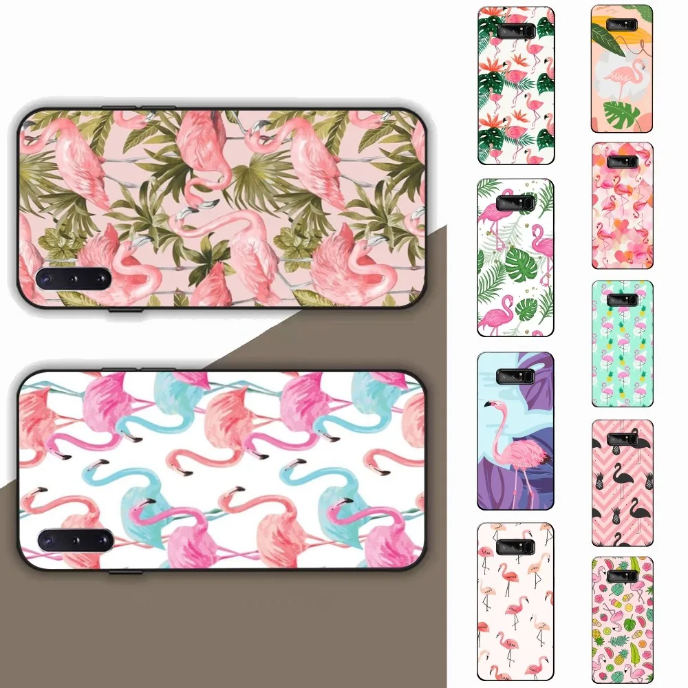 Fashion Flamingo Phone Case For Samsung Note 8 9 10 20 Pro Plus Lite M 10 11 20 30 21 31 51 A 21 22 42 02 03
