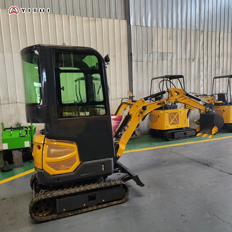 حفارات صغيرة مع 1.5 طن 1.8 طن و2 طن كوبوتا مخصصة متعددة الوظائف الكابينة مزرعة الزاحف حفارات صغيرة عائلية