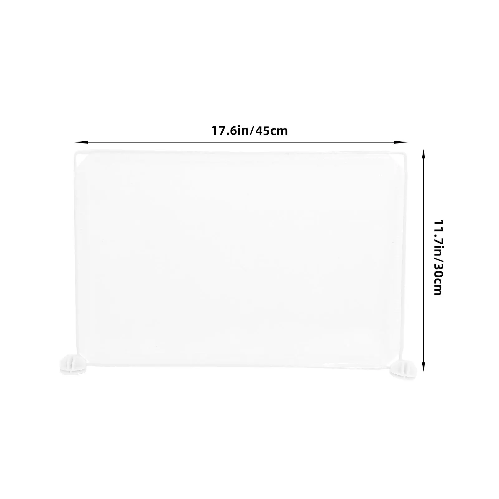 1Set Transparent Plastic Sneeze Guard Desk Divider Board Protective Partition for Office School Bank Cashier Reception