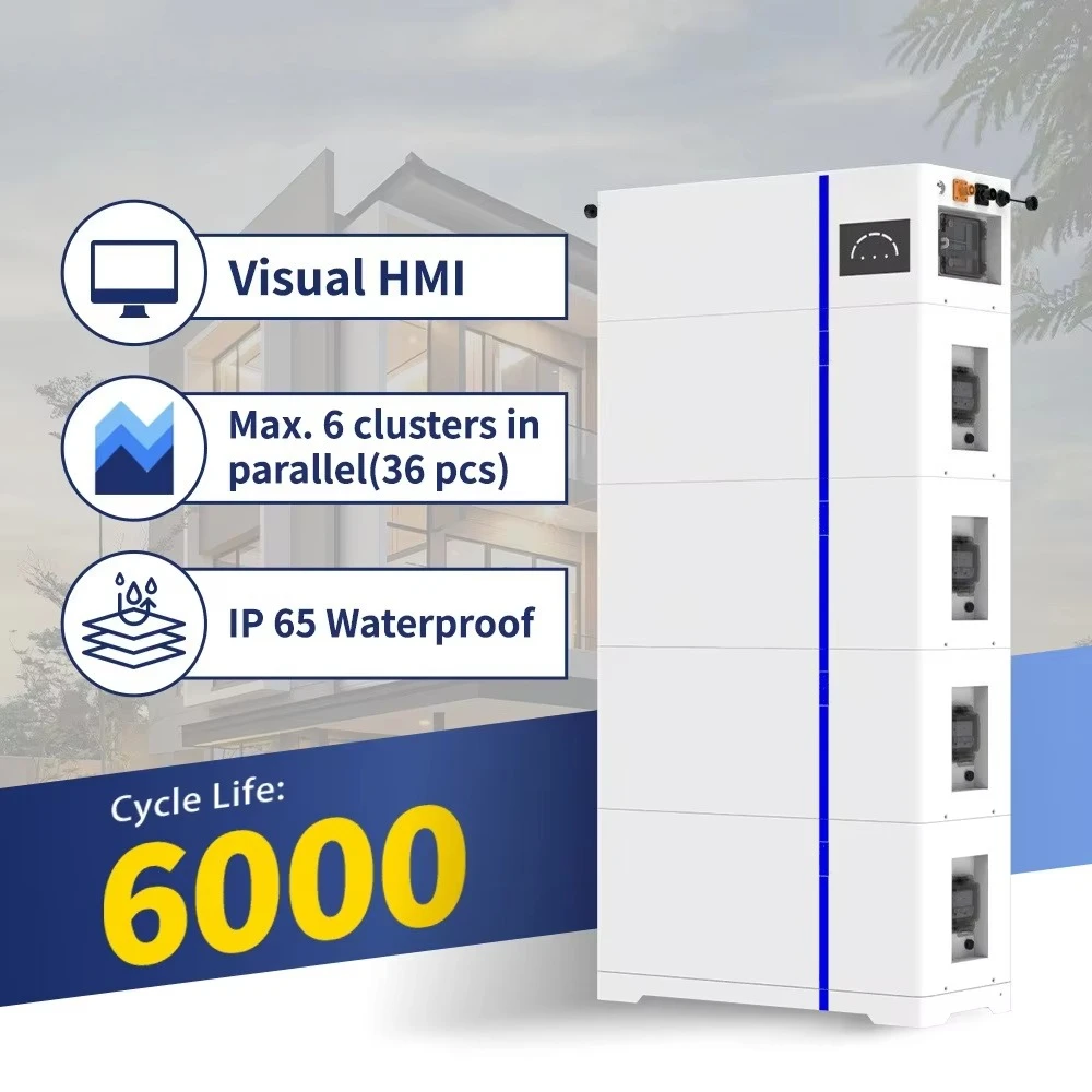 Deye ESS AI-W5.1-B 51.2V 100Ah 5.12kWh Lifepo4 بطارية ليثيوم الكل في واحد نظام تخزين الطاقة لحزم الطاقة الشمسية #3