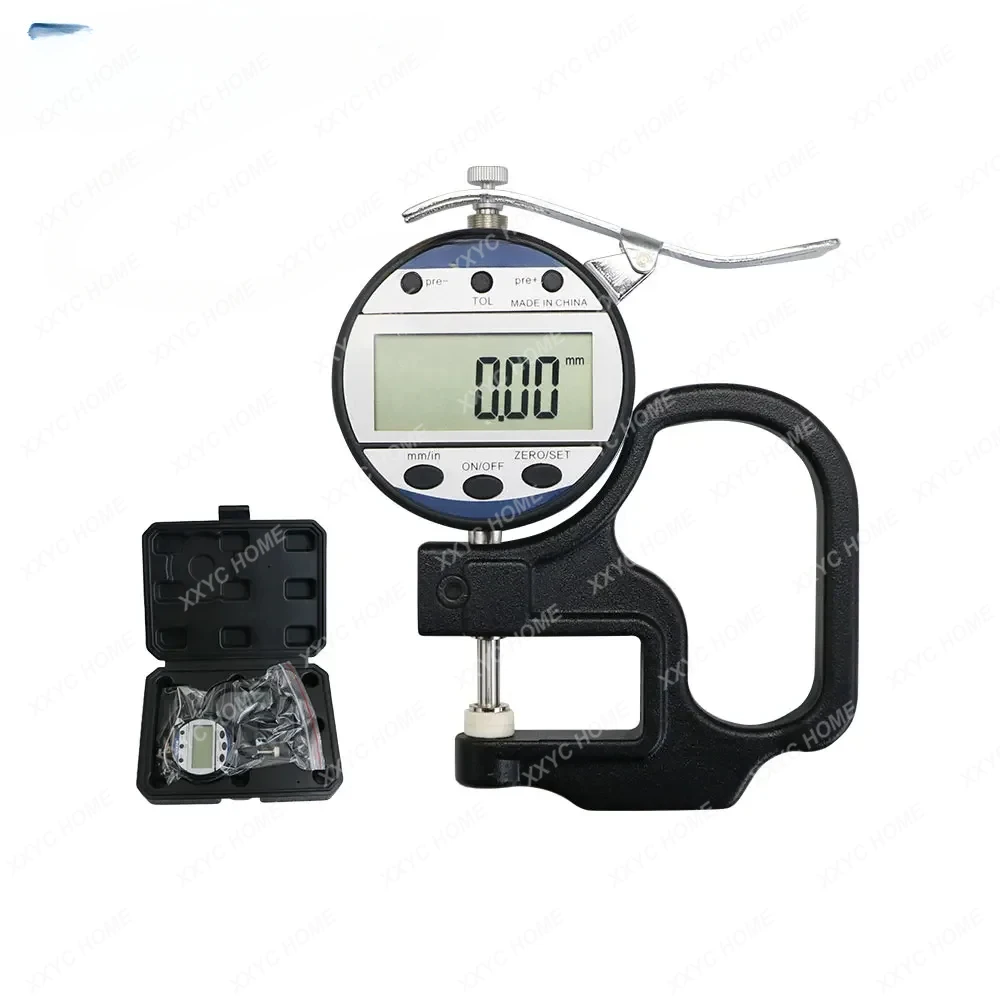 Digital Thickness Gauge 0-10/0-25mm mm 0.01 mm Leather Thickness Gauge Glass Thickness Gauge Measuring Tool