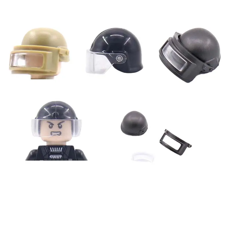 Third-Par Anti-Explosion Equipment Level Tee Helmet Military Series  Particle Building Blos Toy Accories