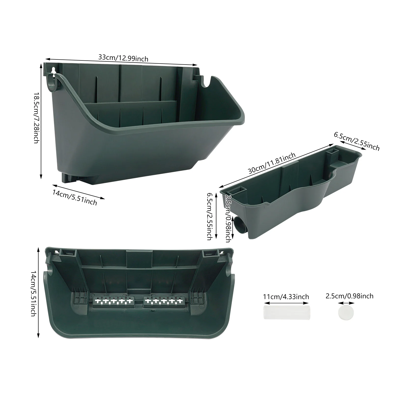 

Вертикальное настенное кашпо цвета хаки, на 24 растения, для террас, веранд, балконов