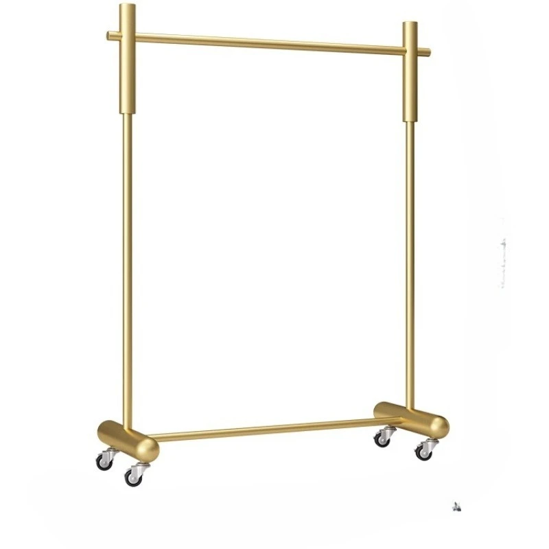 

Clothing store, display, bold, stainless steel, floor, hanger, live broadcast, mobile.