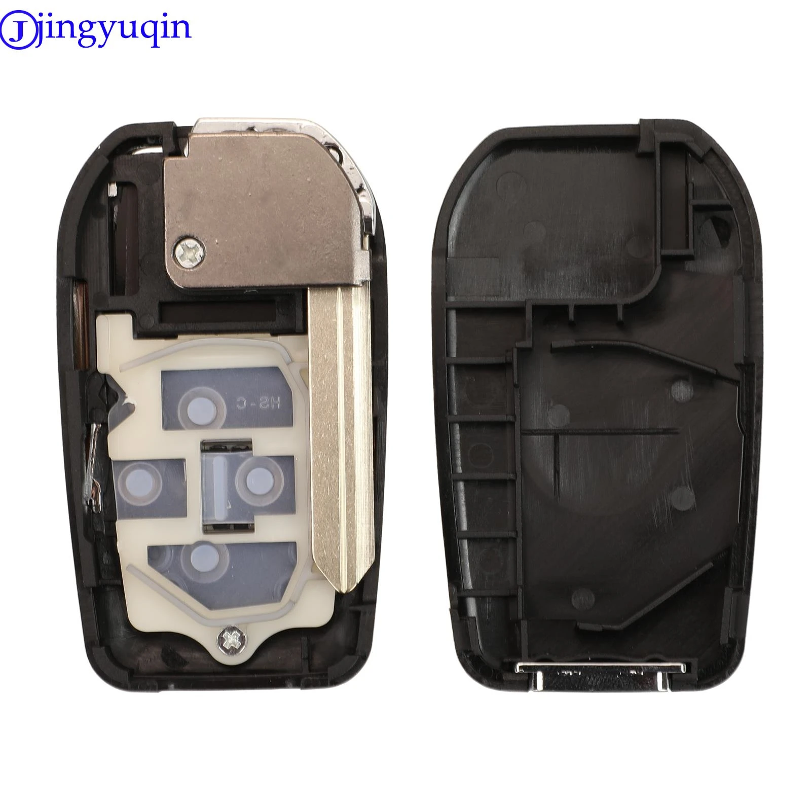 Obudowa kluczyka samochodowego typu flip, modyfikowana przez Jingyuqin, do Toyota Corolla Camry Auris TOY47, ulepszona składana obudowa kluczyka.