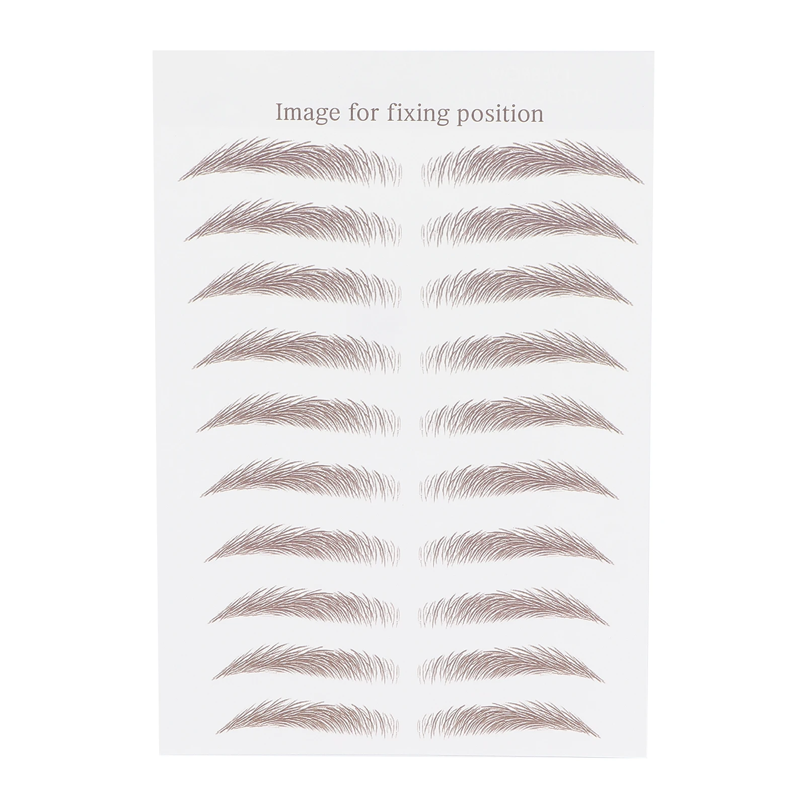 Professional Waterproof Eyebrow Tattoo Sticker Eyebrow Transfer Sticker for Women Lasting Eyebrow Tattoo Sticker Eyebrow Sticker