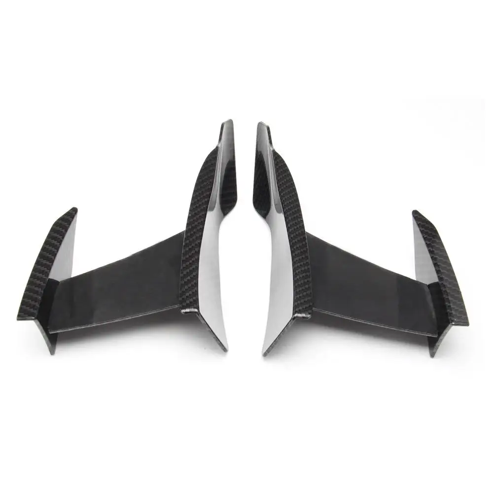 Carro dianteiro Bumper Lip Splitter, Corpo Anti-Colisão Fins Spoiler, Canards Decoração Kit, Acessórios exteriores, 1 Par