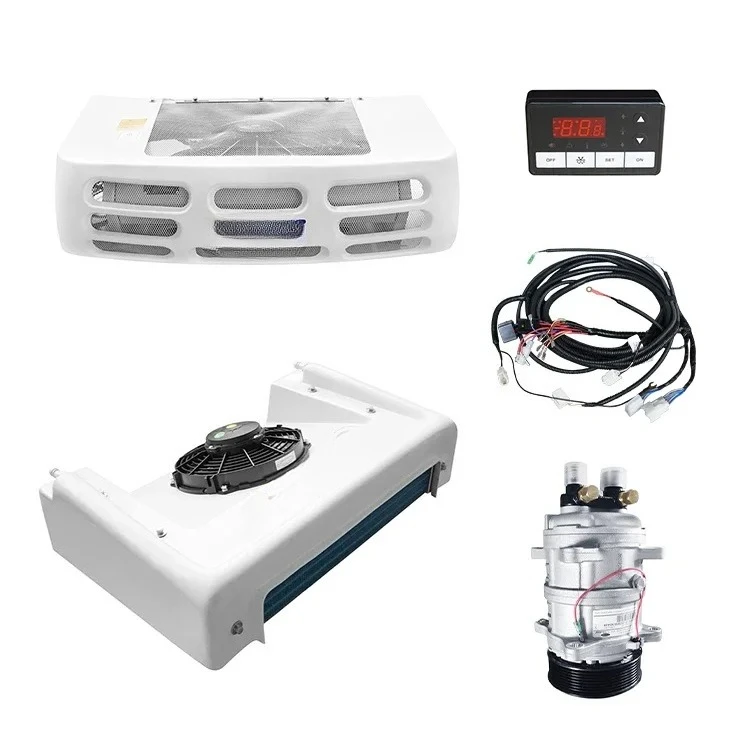 

DC12V 24V Small Refrigerator Use d Reefer Van Vehicle Transport r Refrigeration Unit For Cargo Truck Equipment For sale