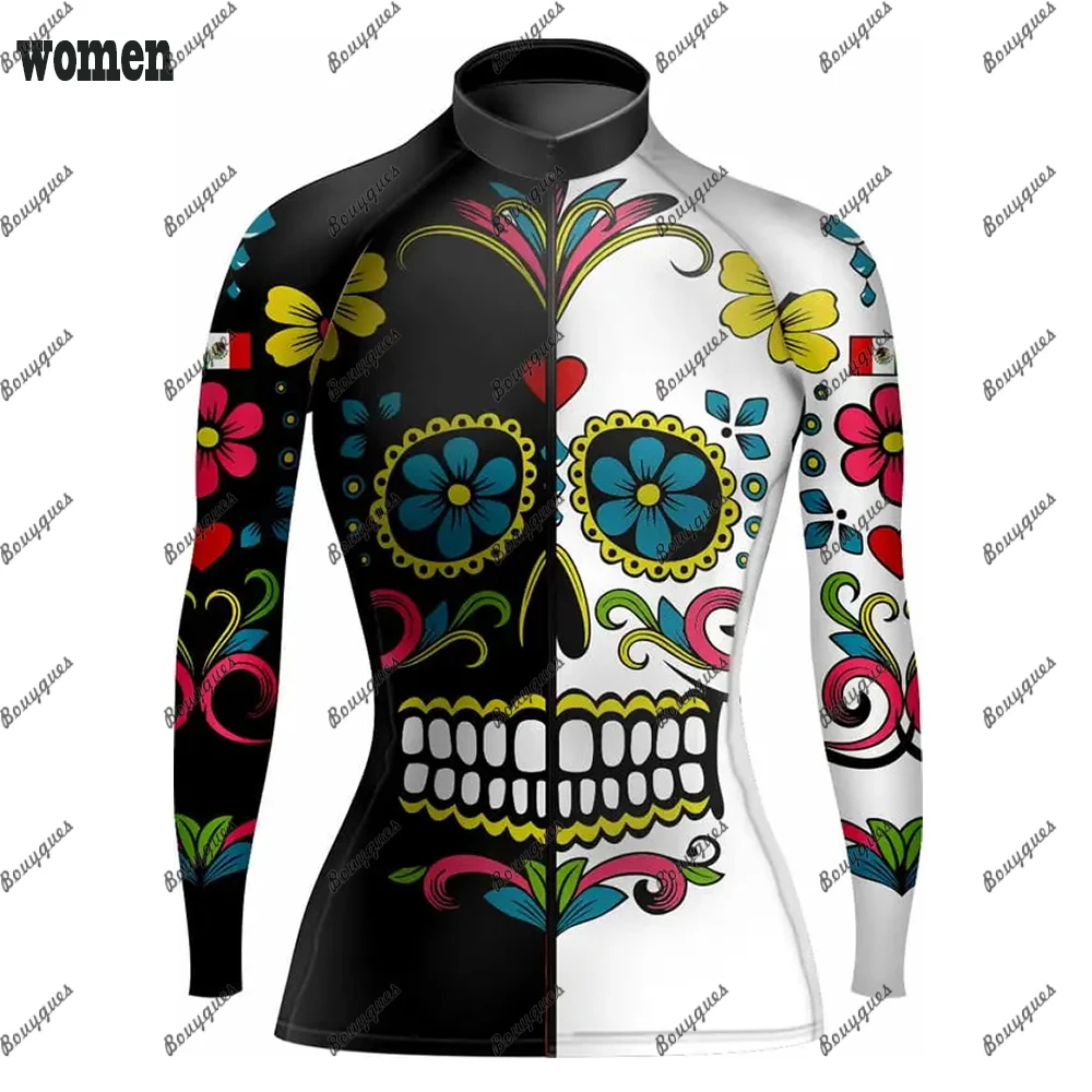 2023 Women\'s Cycling Jersey MTB Jersey Bicycle Team Cycling Shirt Long Sleeve Bike Wear Summer Winter Premium Cycle Clothes