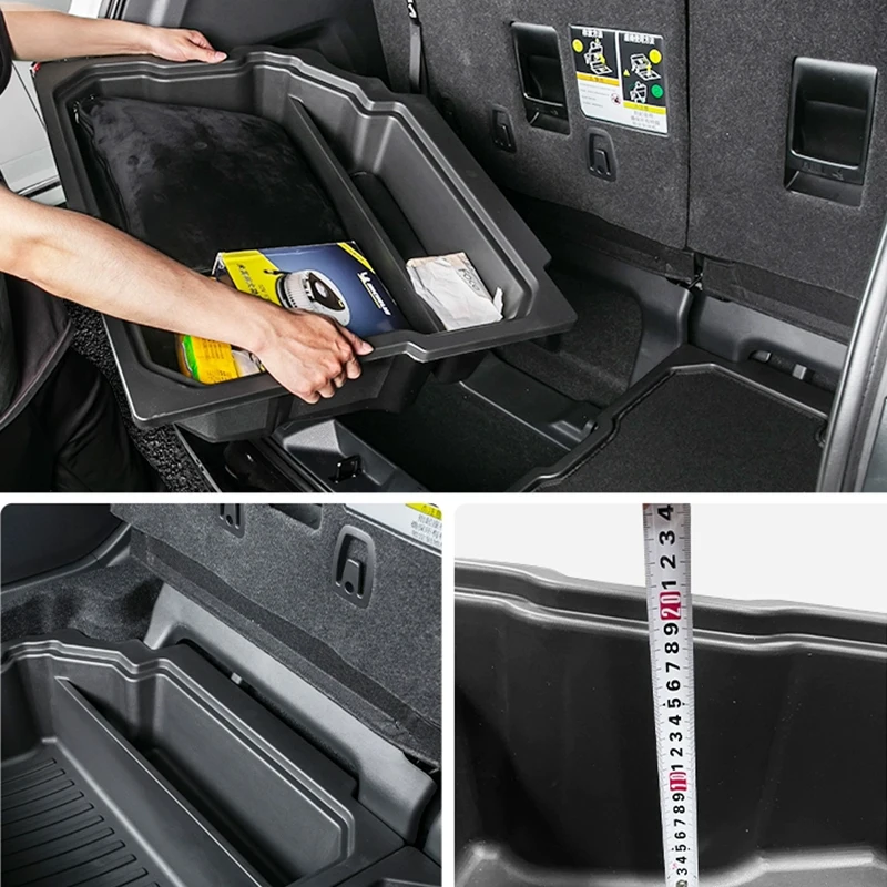 For Toyota Sienna 2023 2022 2021 Selected ABS material injection molded trunk storage box for automobiles