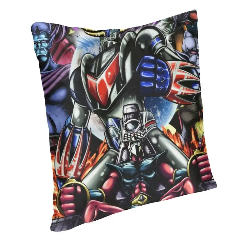 Modern Mazinger Z Mad Robot Sofa Cushion Cover Soft Grendizer Anime Manga   Pillow Case for Living Room Pillowcase