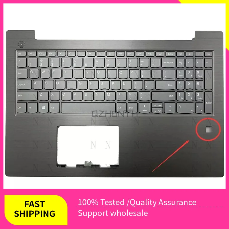 

Y New FOR Lenovo V330-15 V330-15IKB V330-15ISK Palmrest w/ Keyboard Backlit w/ FPR