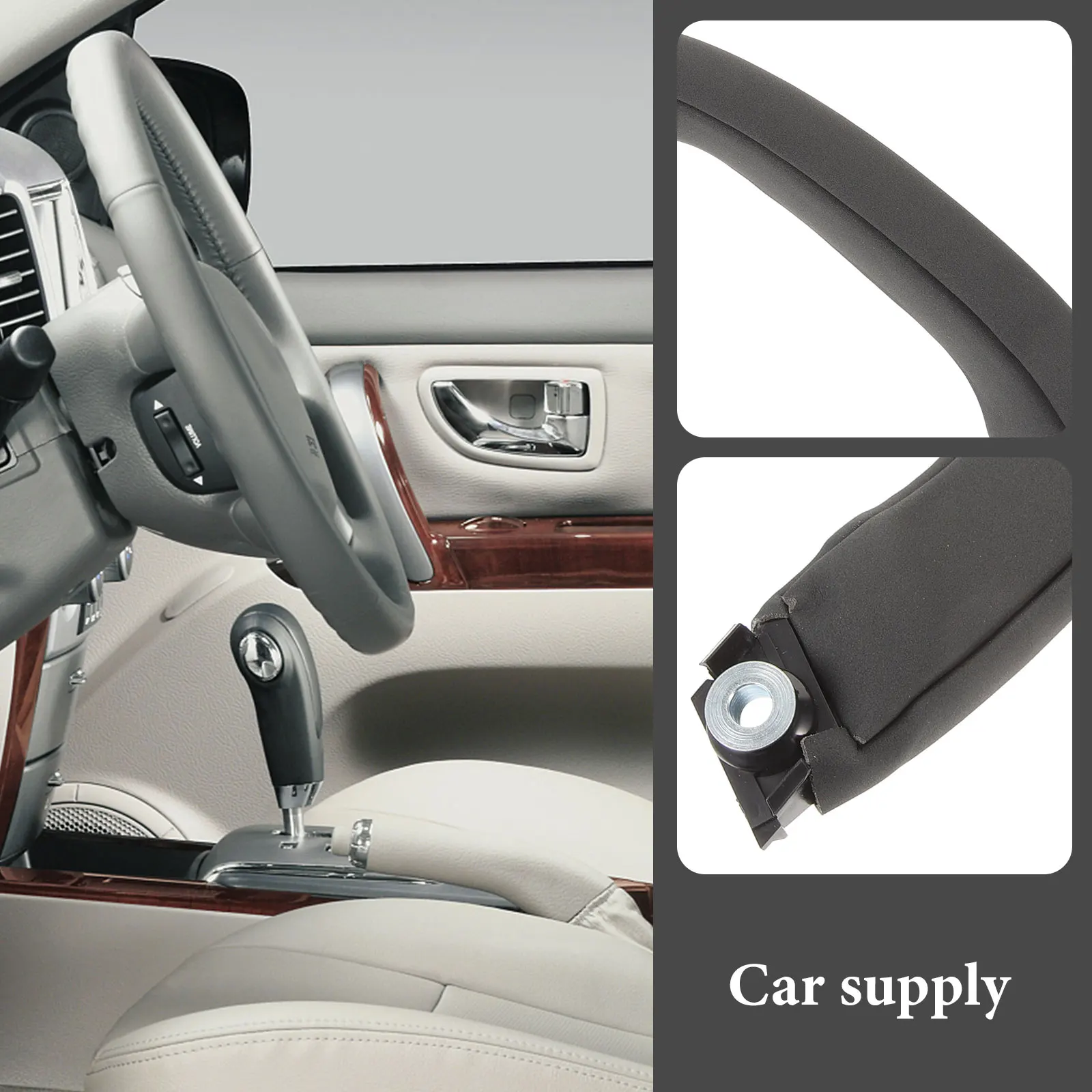 

Upgrade Interior Door Handle Left Side Replacement Driver Door Handle Durable Texture Easy Install Black Car Accessory