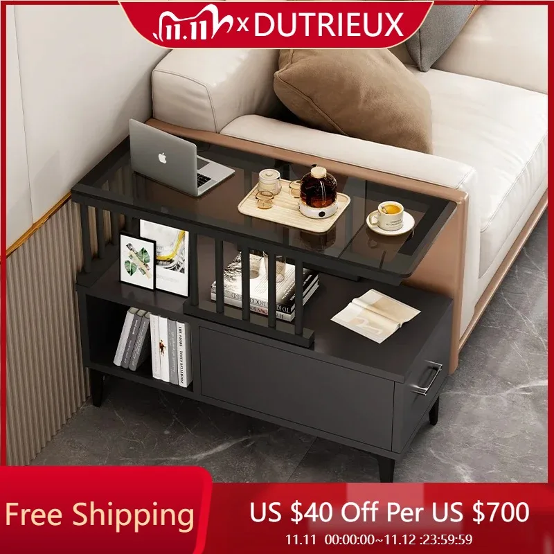 

Simple Storage Side Table Nordic Trendy Delicacy Unique Design Side Table Space Saving Creative Mesas Bajas Trendy Furniture