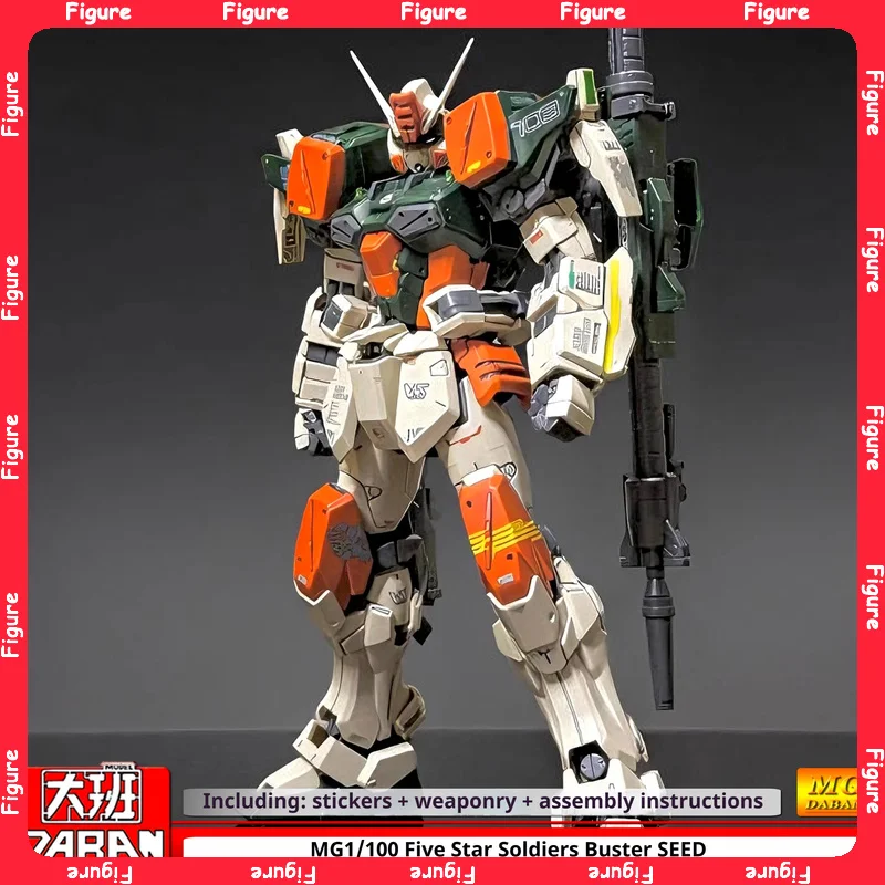 

Daban 6616 Mg 1/100 Buster Assembly Model Kit Gat-X103 Robot Figurine Action Figure Collection Plastic Model Hobby Toys
