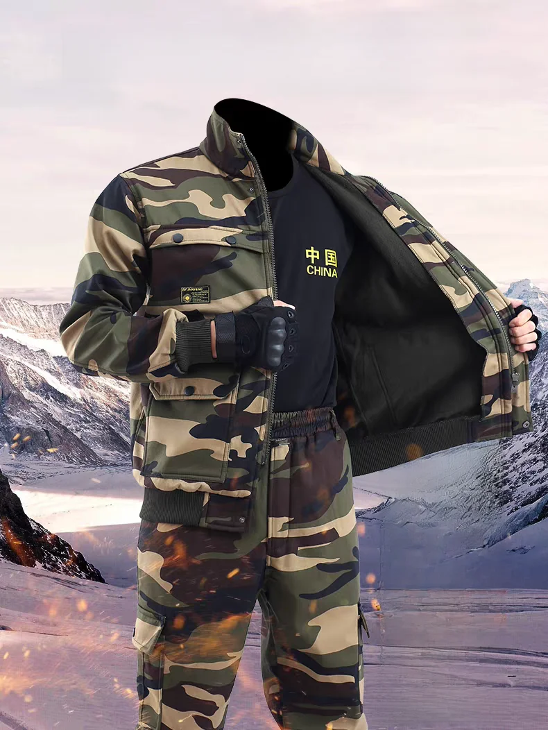 thiened-fce-winter-workwear-set-men's-pure-cotton-camouflage-overalls-welding-resistant-anti-heat-utili-clothing