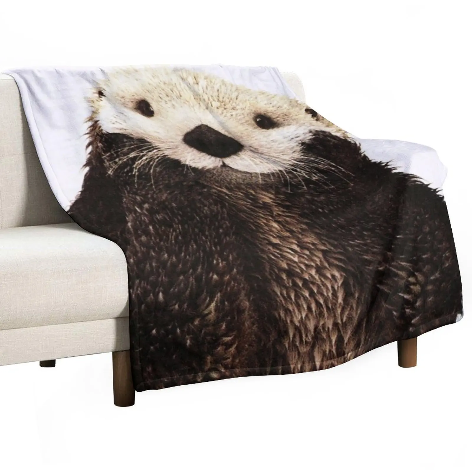 Otters Gonna Ott Throw Blanket Weighted Blanket Blankets For Sofas Giant Sofa Blanket Flannels