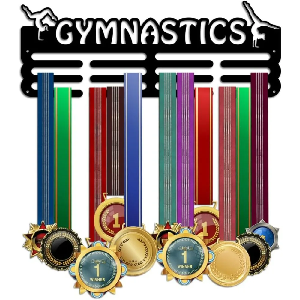 Medal Display Holder, Gymnastics Medal Hanger Sports Ribbon Holder Competition Holder Medals Display Awards Rack