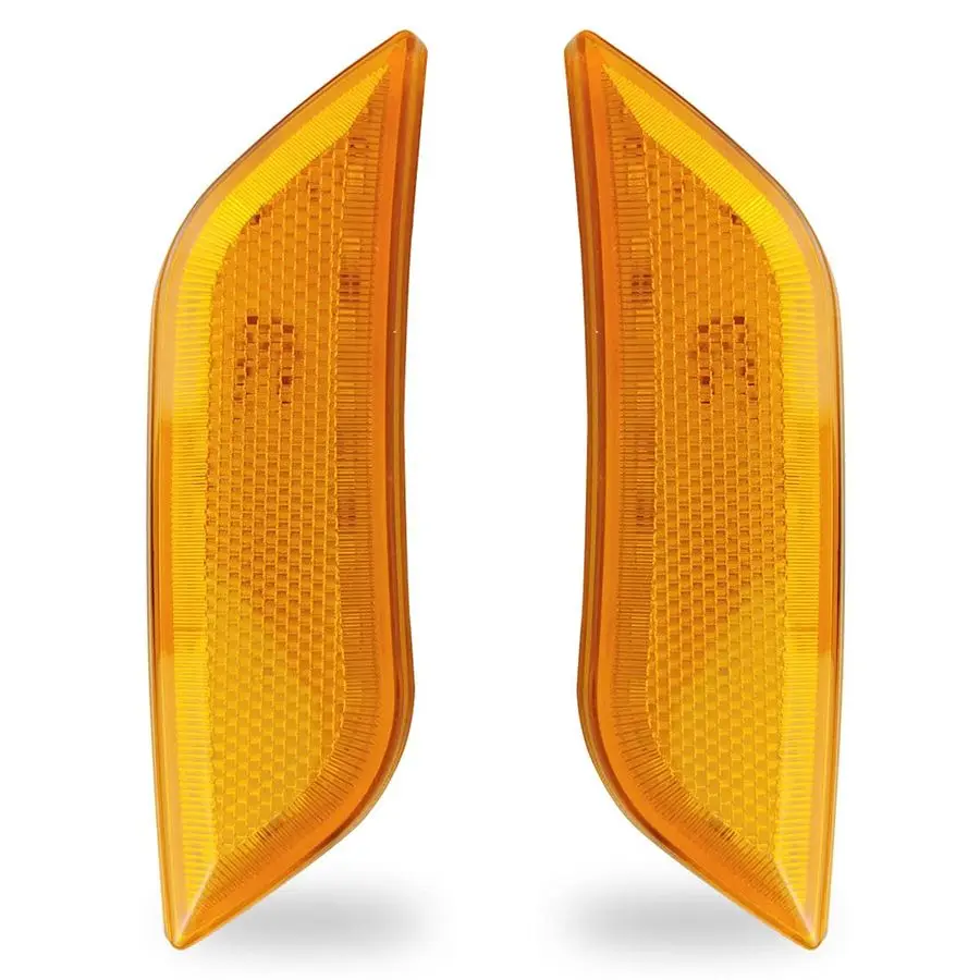 

LED Front Fender Turn Signal Lights 2PCS Side Indicator Lamps Compatible with Peterbilt 579 2013Present and 587 20112018, Replac