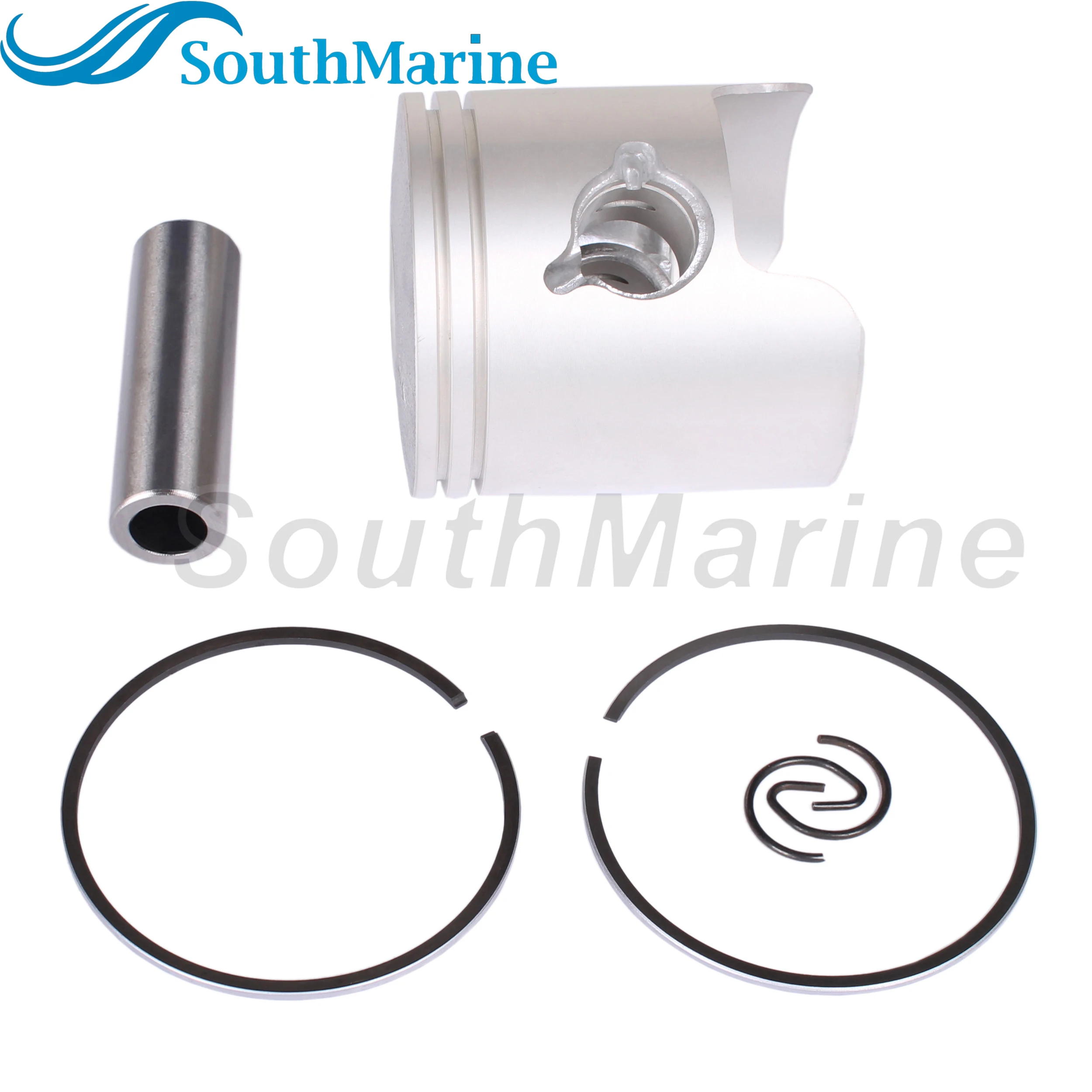 Conjunto de pistão oversize do motor do barco, 6H3-11635-01-00, 6K5-11601-12 anel para Yamaha 60HP 70HP, 72.25mm 0.25mm O/S