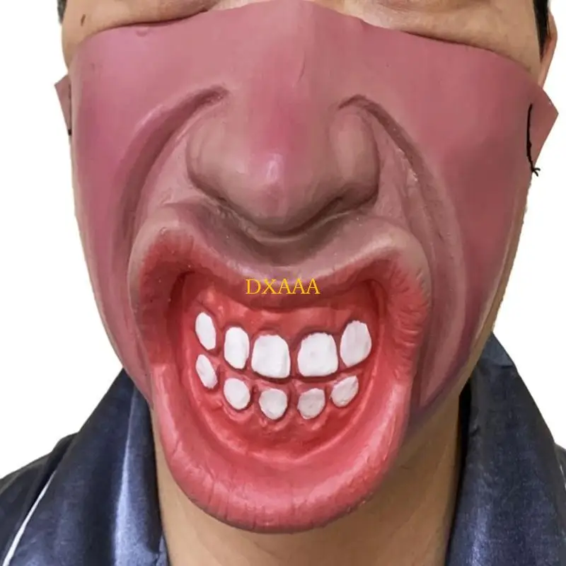 Dxaa nouveauté masque drôle halloween fête cosplay accessoires horreur masque animal cadeau